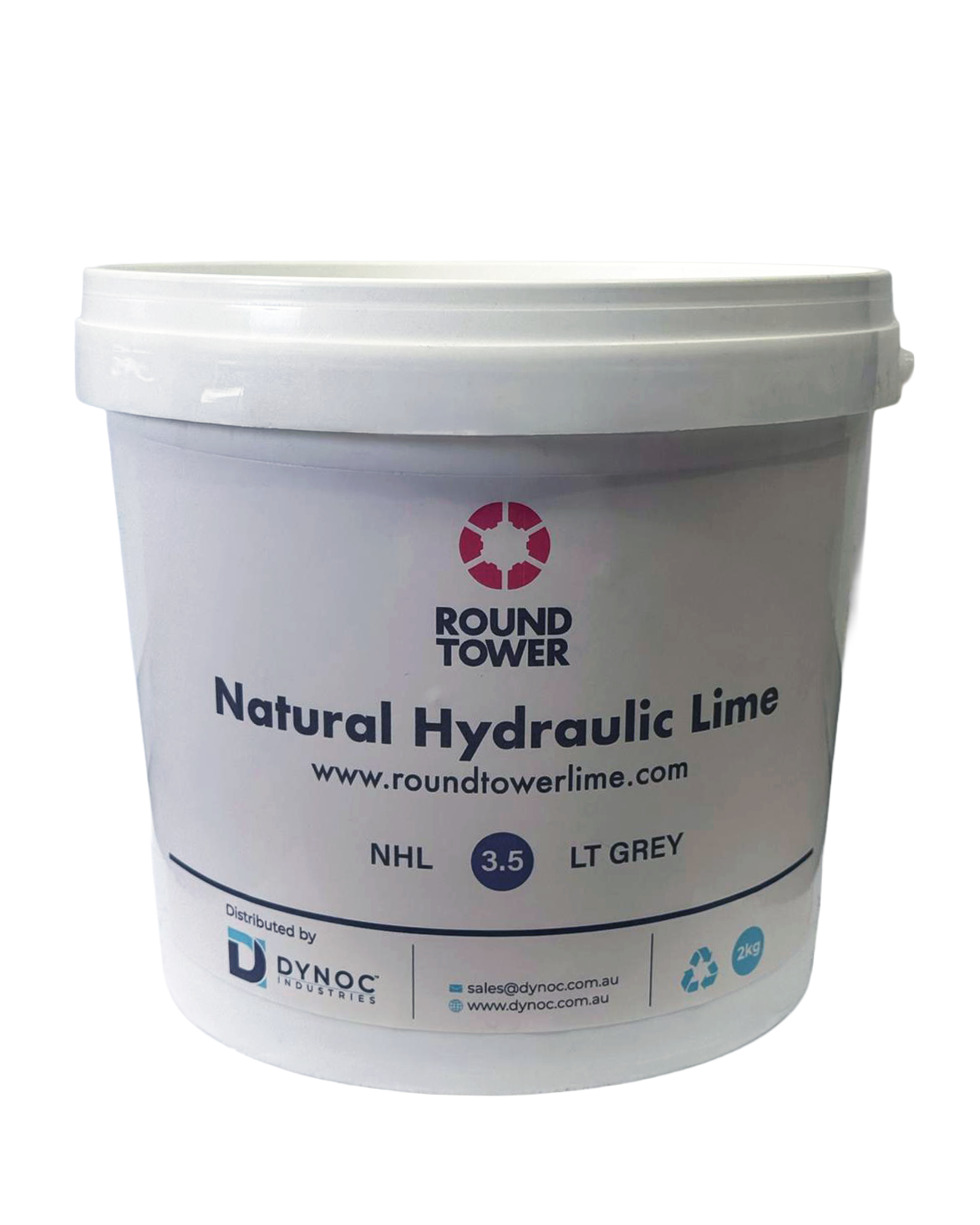 Round Tower Natural Hydraulic Lime NHL 3.5 Grey – 2kg Drum